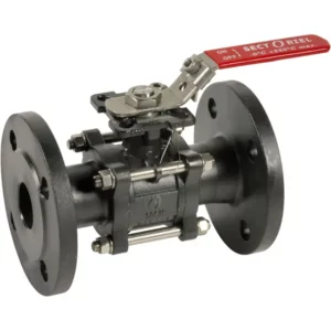 Kugelhahn 3pc A216WCB ISO pad